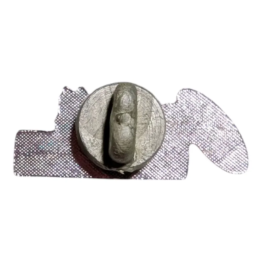 Vtg 1990s Corvette Owner Sting Ray Silver Tone Enamel Push Back Lapel Hat Pin